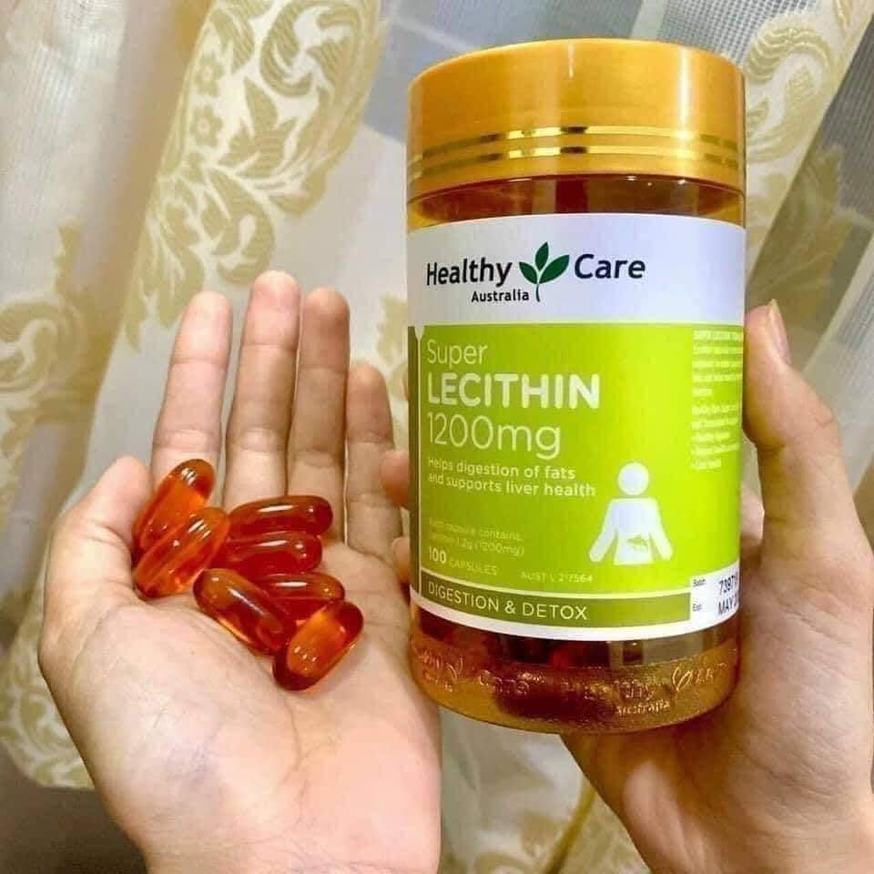 Viên Uống Mầm Đậu Nành Healthy Care Super Lecithin Của Úc thần dược cho phái đẹp
