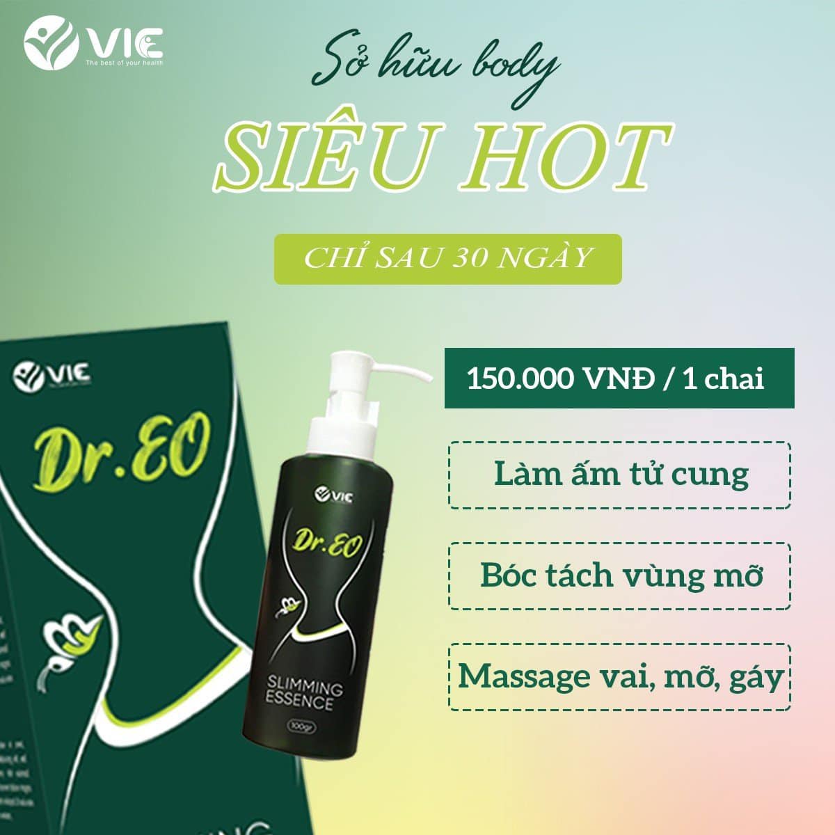 Tinh Chất Tách Mỡ Nọc Ong Dr EO Slimming Essence VIC Organic