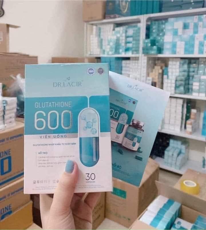 Viên Uống Trắng Da Glutathione 600 Dr Lacir  Để Sở Hữu Làn Da Trắng Mịn Banh Nóc