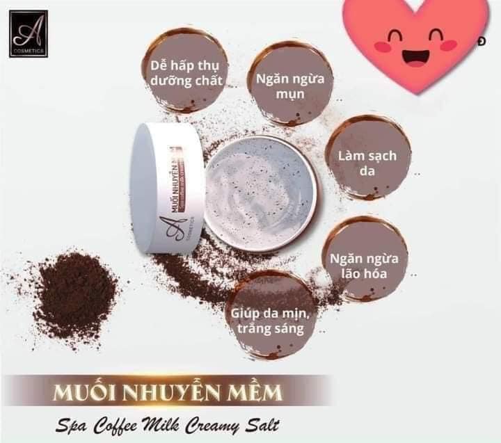 Tẩy tế bào chết Body muối nhuyễn mềm coffee A