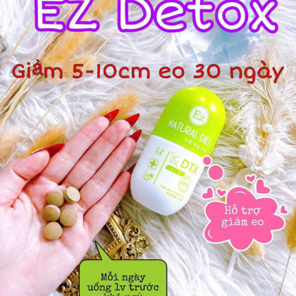 Viên Uống Detox EZ Giảm Mỡ Bụng