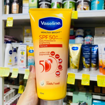 Sữa Dưỡng Thể Vaseline Healthy Bright Spf 50+ Daily Protection Brightening Serum
