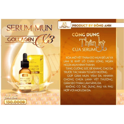 Serum Giảm Mụn Collagen X3 Mỹ Phẩm Đông Anh