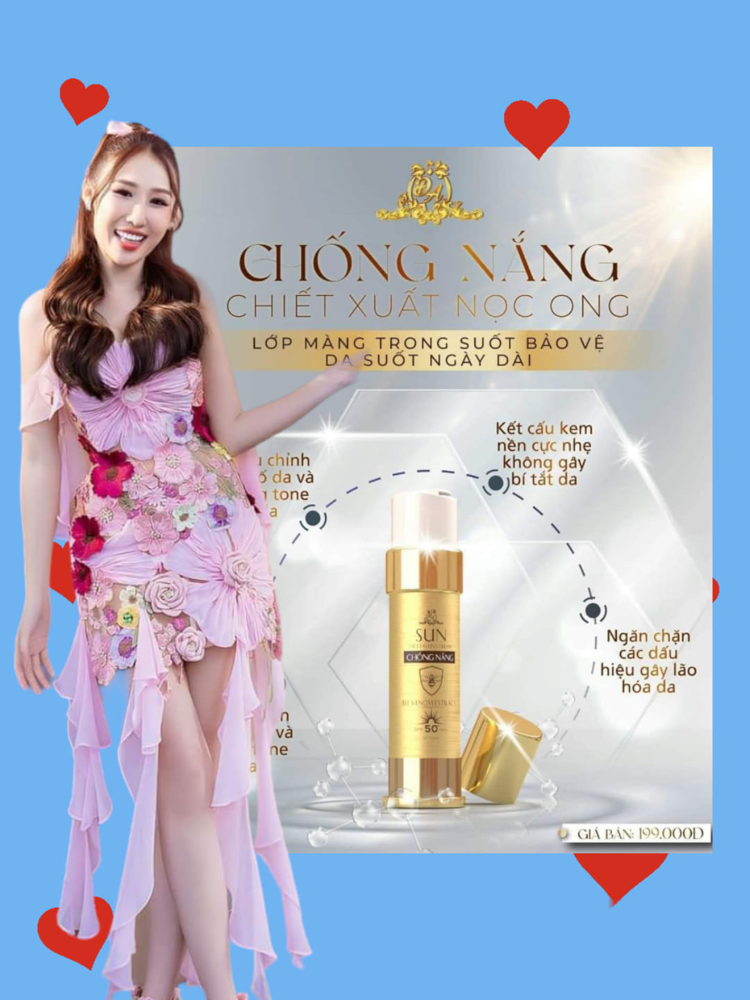 Kem chống nắng Collagen X3 - Mỹ Phẩm Đông Anh Hiệu Quả Thân Thiện Chất Lượng Cao