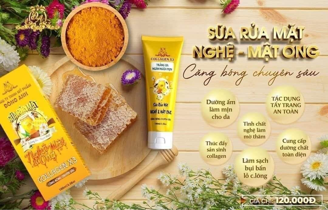 Sữa Rửa Mặt Collagen X3 Mỹ Phẩm Đông Anh