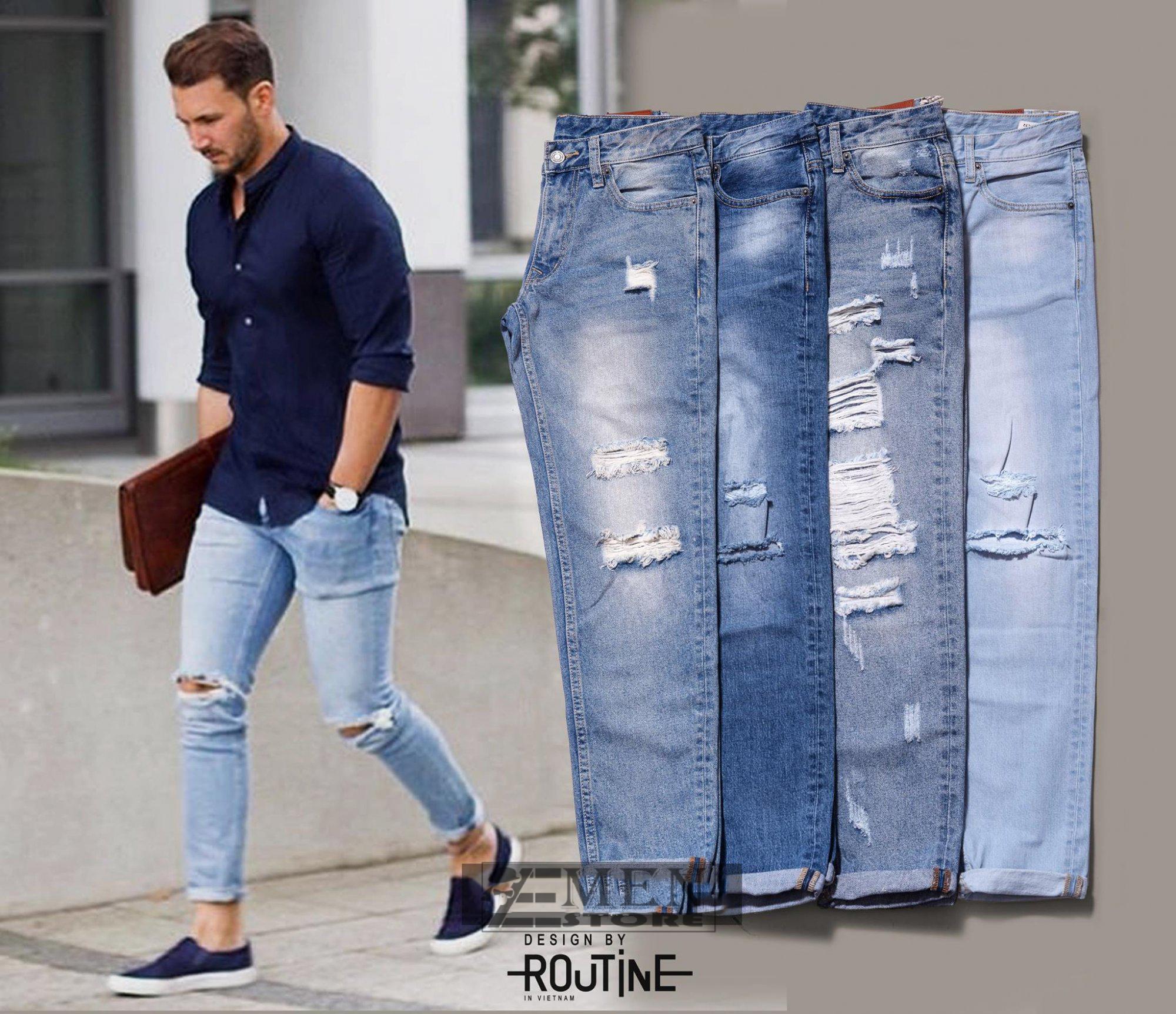 Những xu hướng quần jeans nam cực đẹp bạn không nên bỏ lỡ
