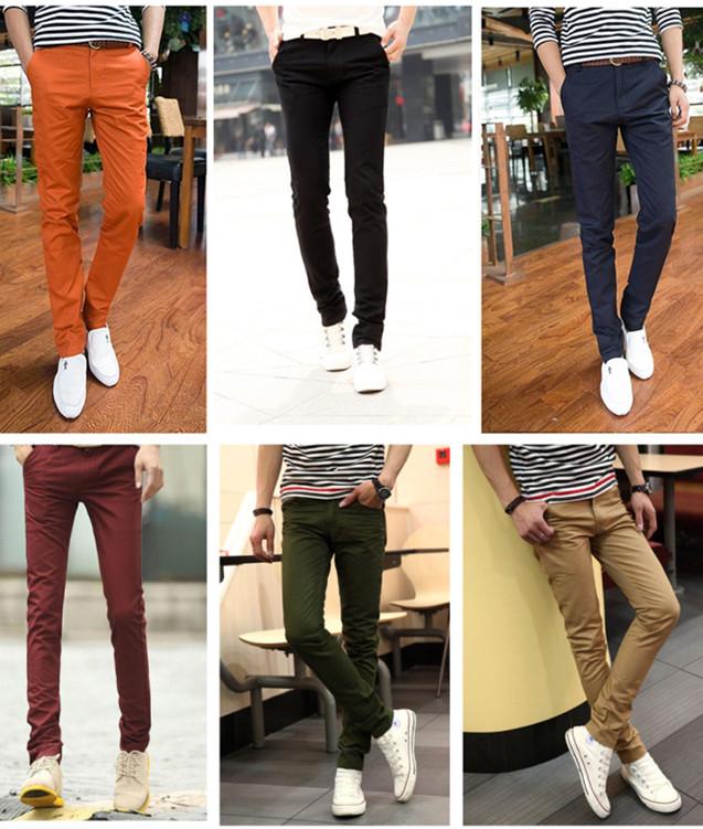 Quần kaki skinny nam với nhiều màu sắc nổi bật