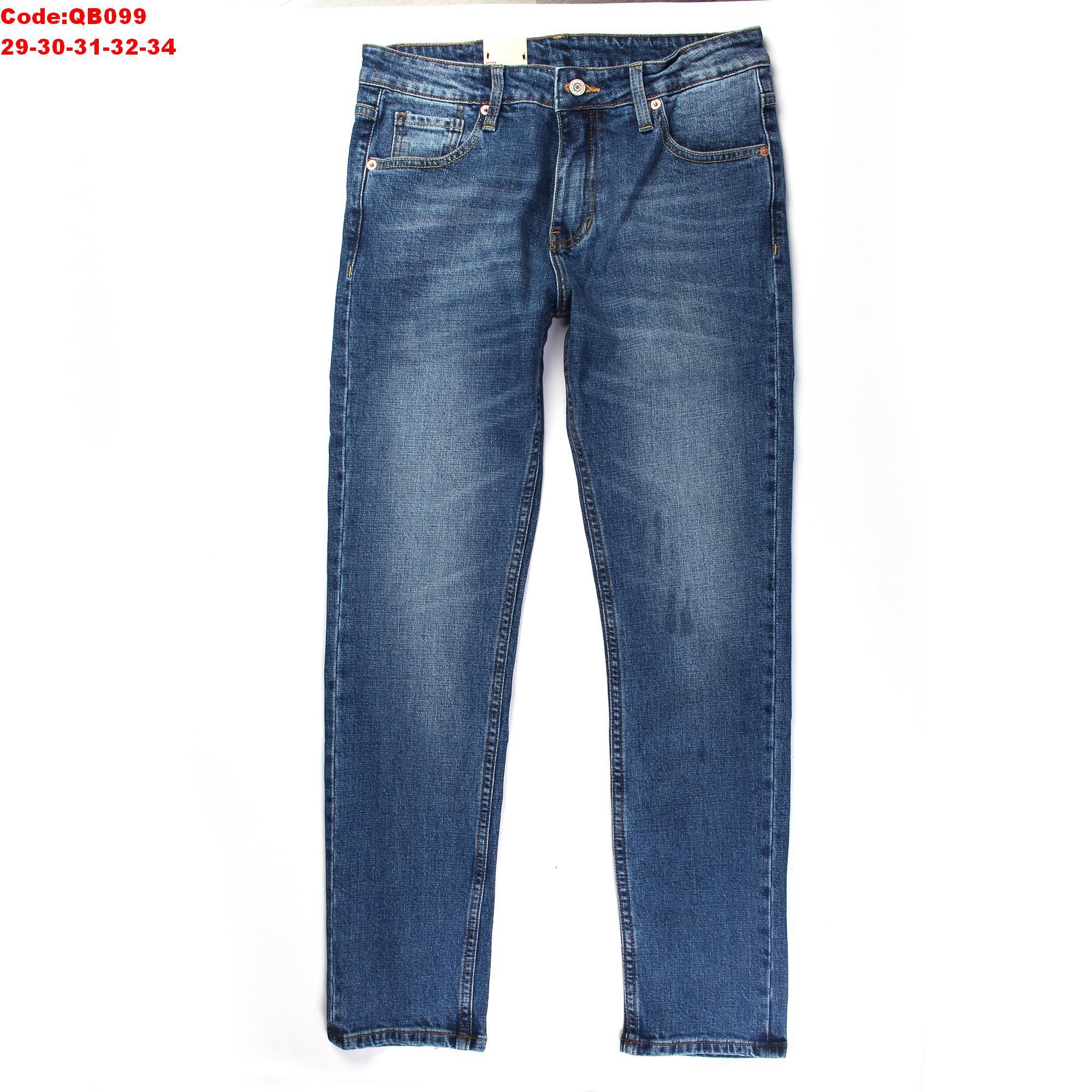 Quần jeans dài ống suông nam tính